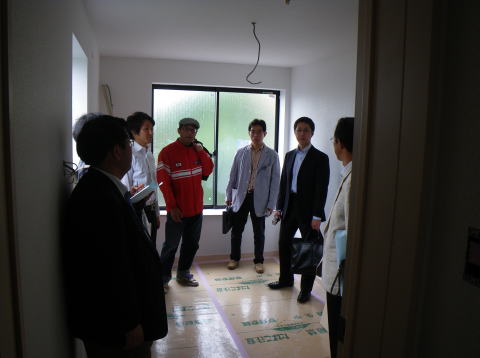 室内では遮音性能を体験